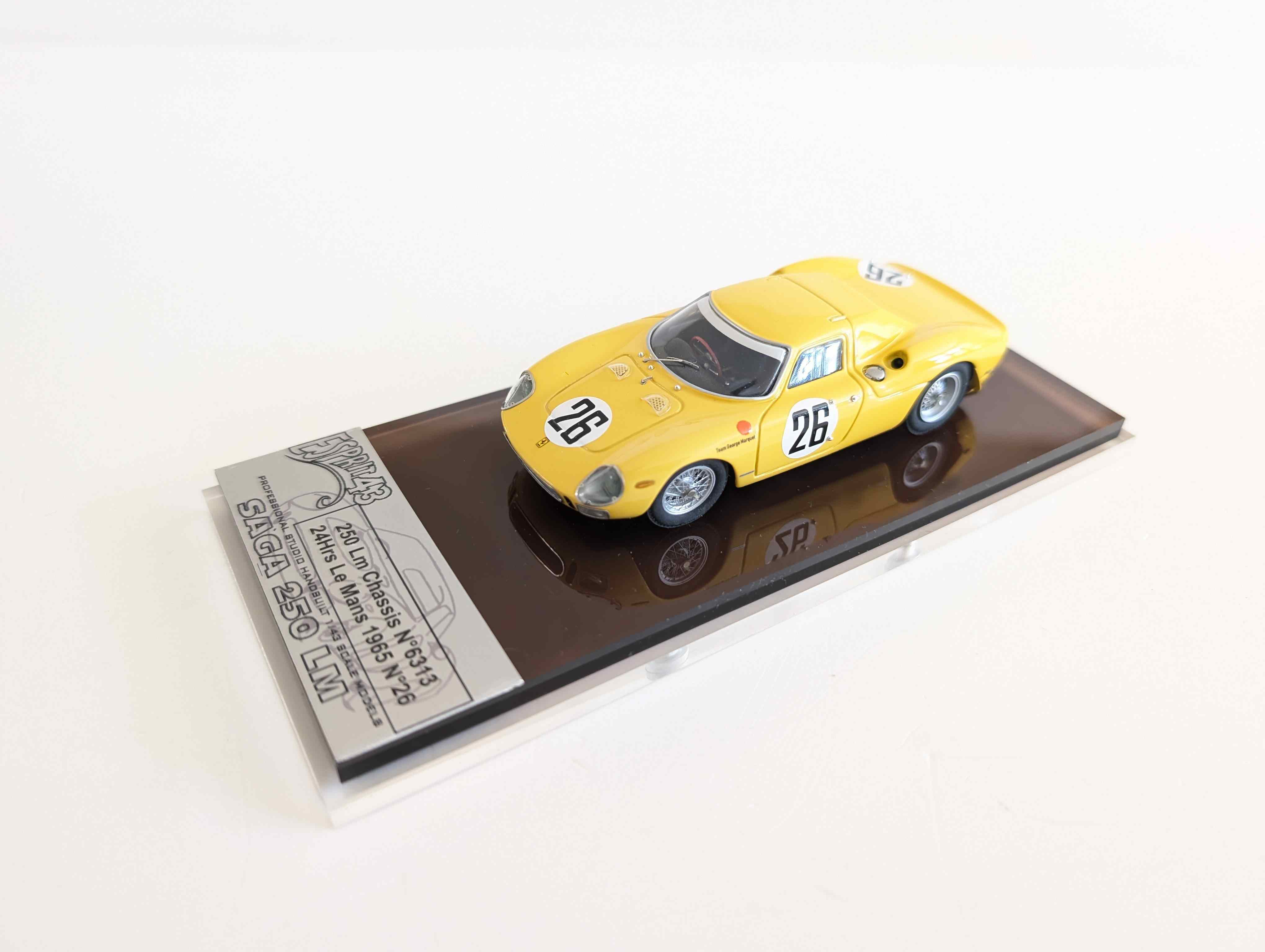 M. Craig : Ferrari 250 LM 2nd Le Mans 1965